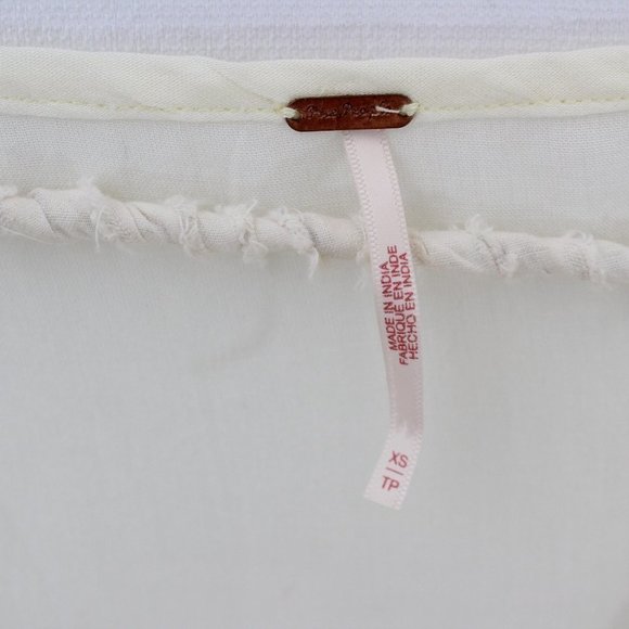 Free People Cleo Ivory Wrap Bodysuit - Picture 9 of 9